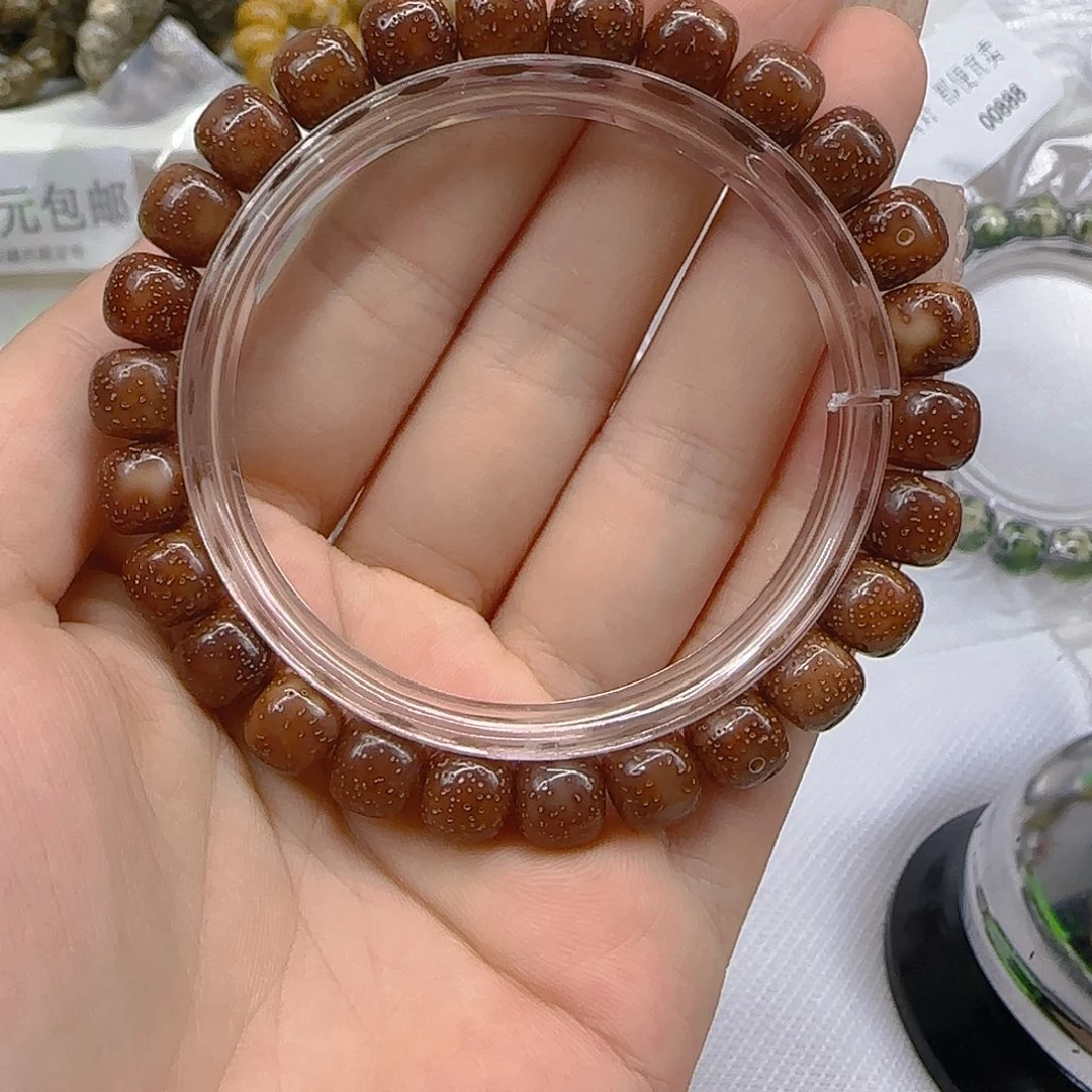 星月菩提手串111尽头粉冰星月菩提98桶108