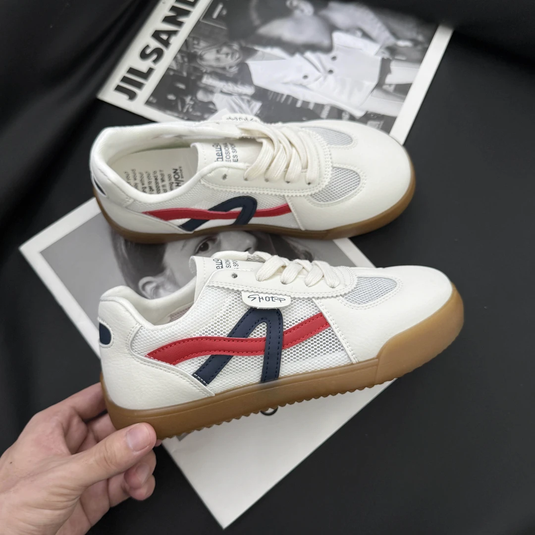 穿搭神器！软底复古时尚舒适感休闲网面德训鞋72X225