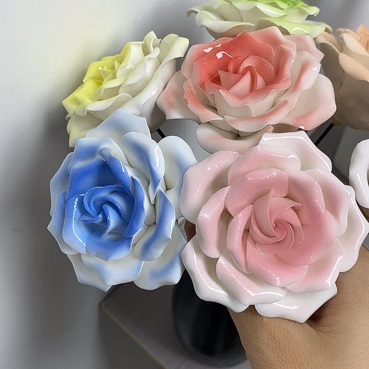 陶瓷陶瓷材料加工4朵