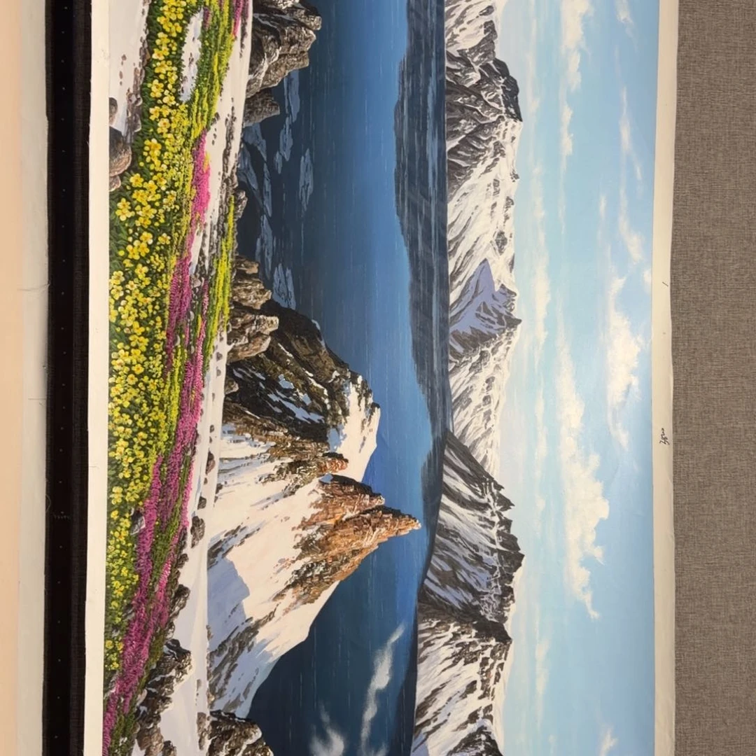 油画在哪点哦我去你