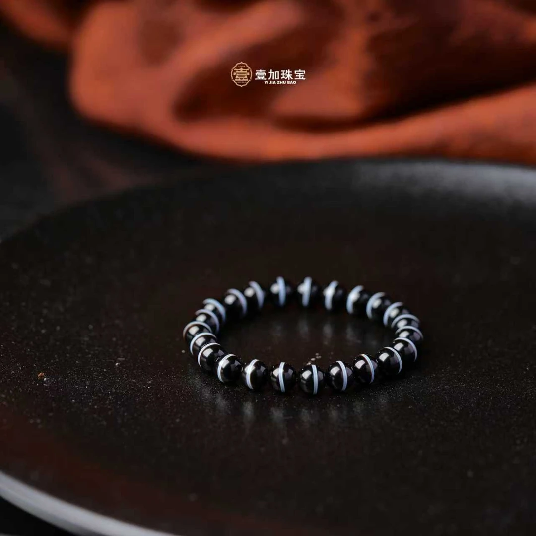 壹加林妹妹 | 玛瑙药师素圈手串多样性发其一(8mm)