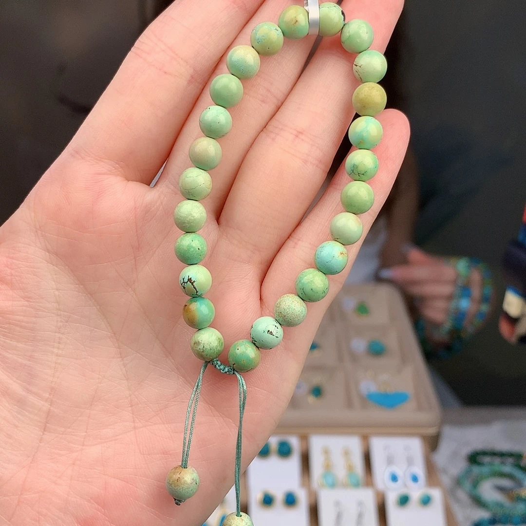 未镶嵌绿松石手链