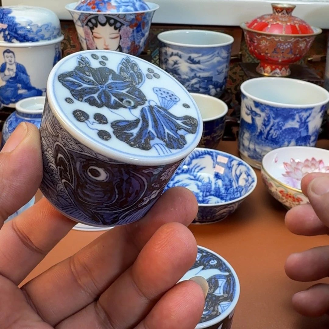 杯子景德镇全手工手绘陶瓷