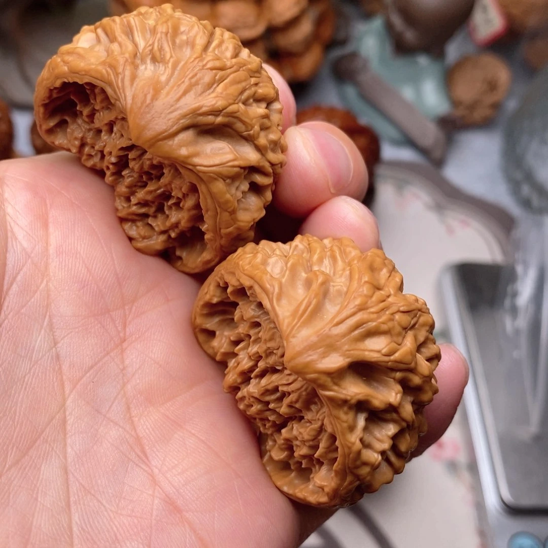 【闪购商品】文玩核桃把件聚宝盆41