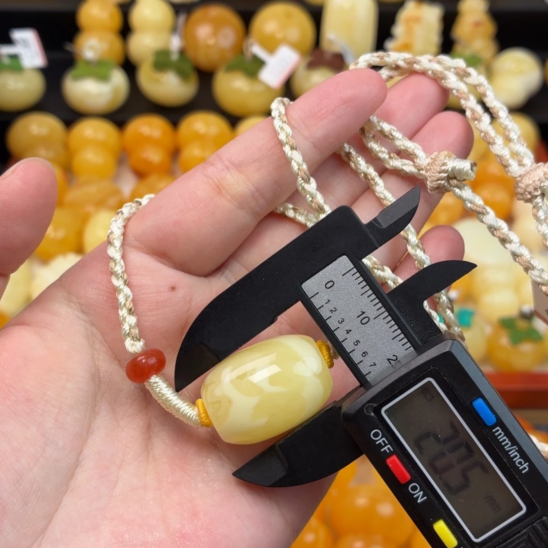 蜜蜡未镶嵌毛衣链