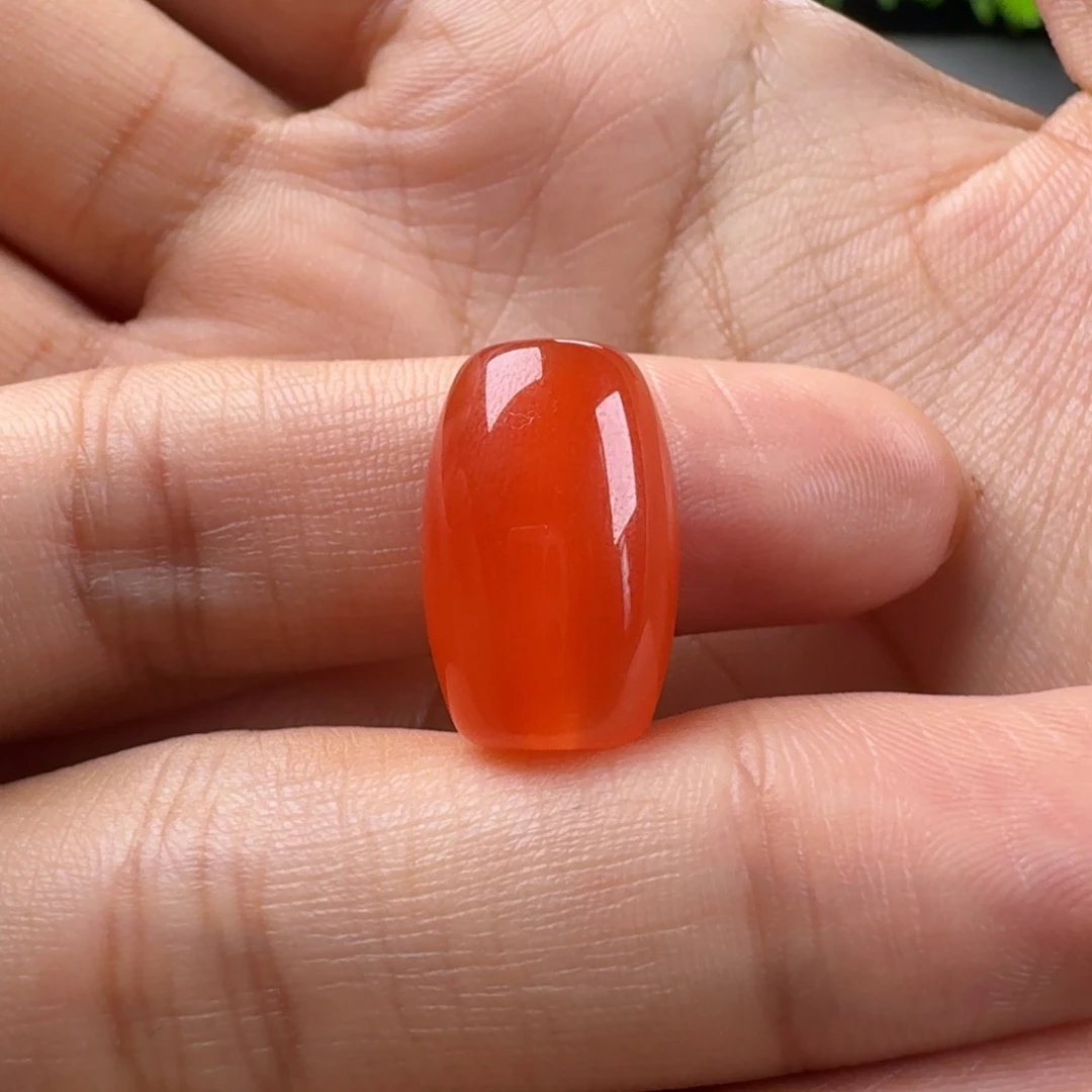 T***9南红玛瑙未镶嵌桶珠17*11