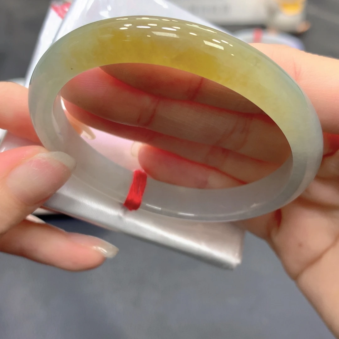 翡翠未镶嵌手镯贵妃17