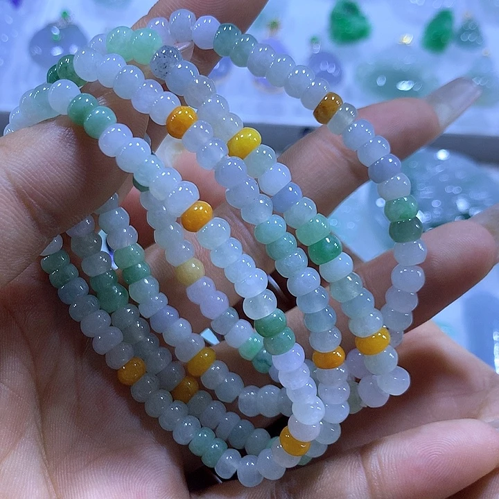 翡翠未镶嵌颈饰天然翡翠A货手串多样性发货发其一