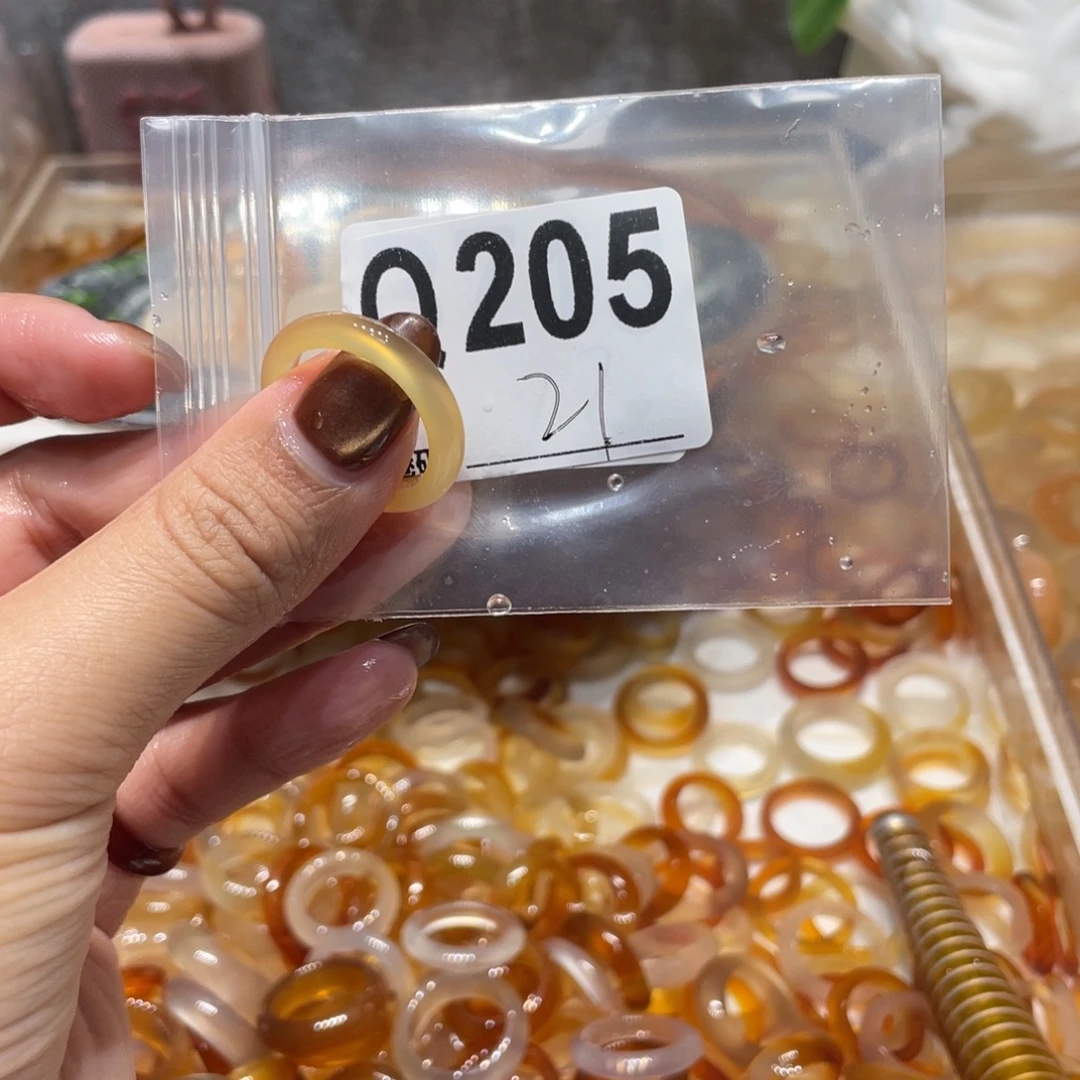 玛瑙/玉髓未镶嵌戒指205