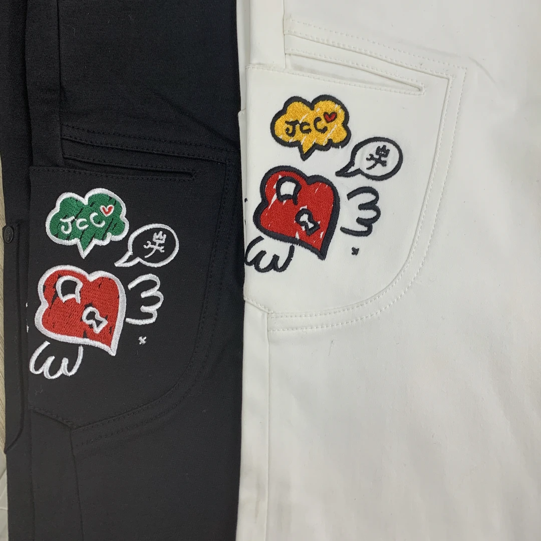 26年出口韩国余单刺绣两色超舒服面料休闲裤 默认瑕疵 介意勿拍