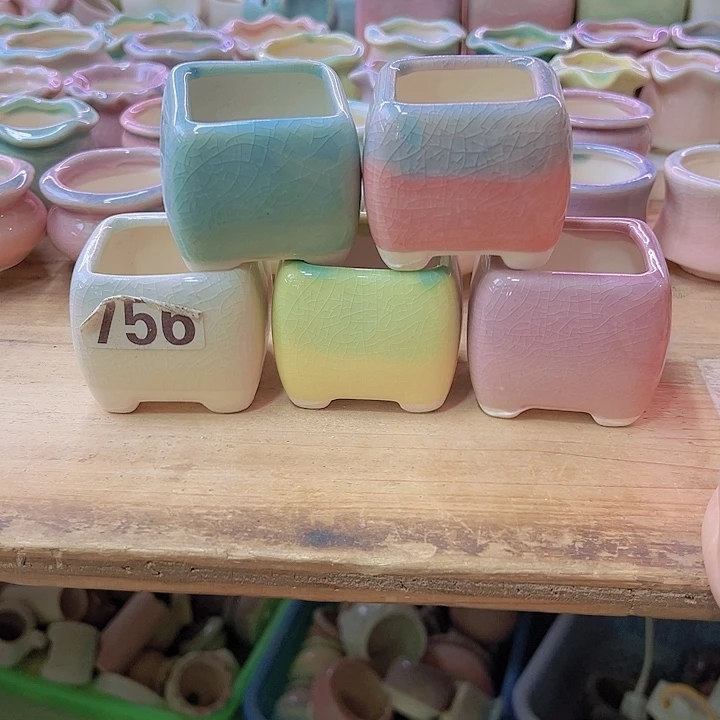 陶瓷花盆当场满12包邮