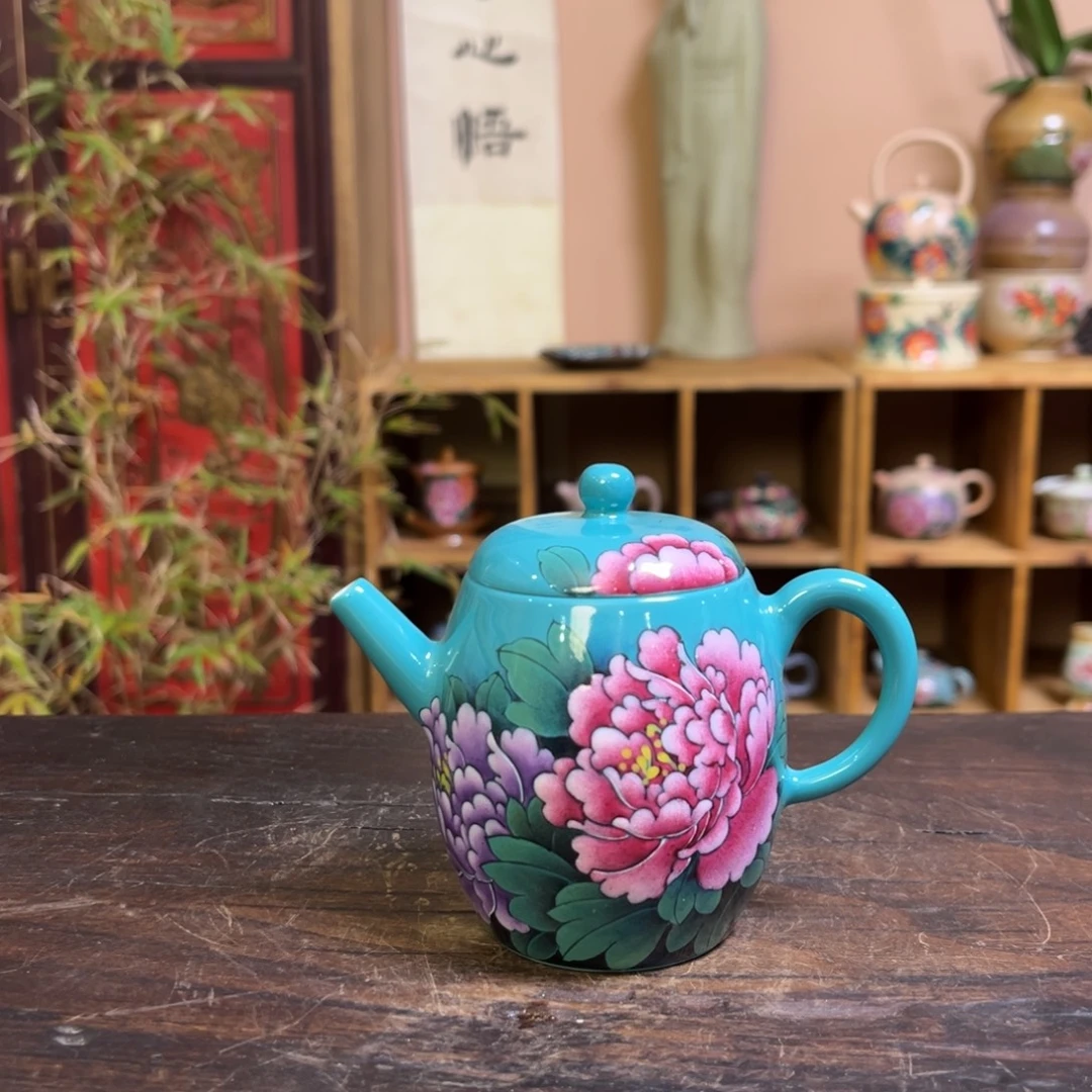柴烧手工手绘陶瓷