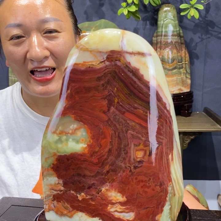 石材精品古青石摆件