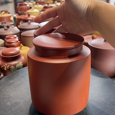 【闪购商品】紫砂茶叶罐M****L微瑕
