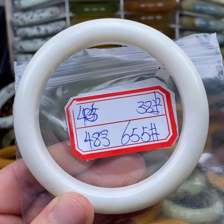 未镶嵌蛇纹石玉手绳