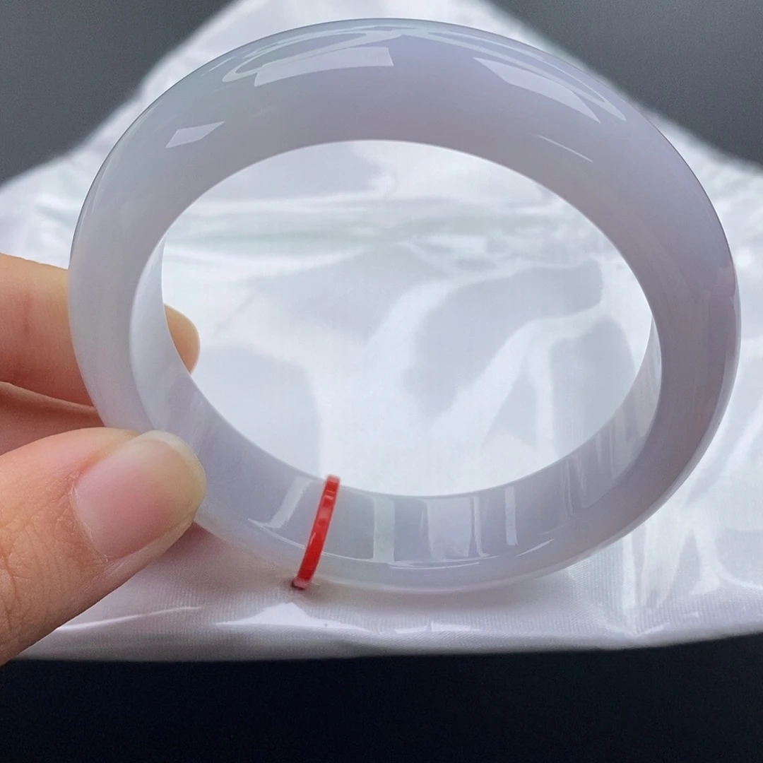 翡翠未镶嵌手镯54.7正圈