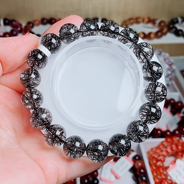 手链未镶嵌水晶黑发晶