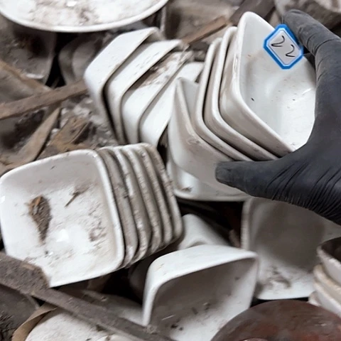 瓷片国营厂8.3厘米4个22