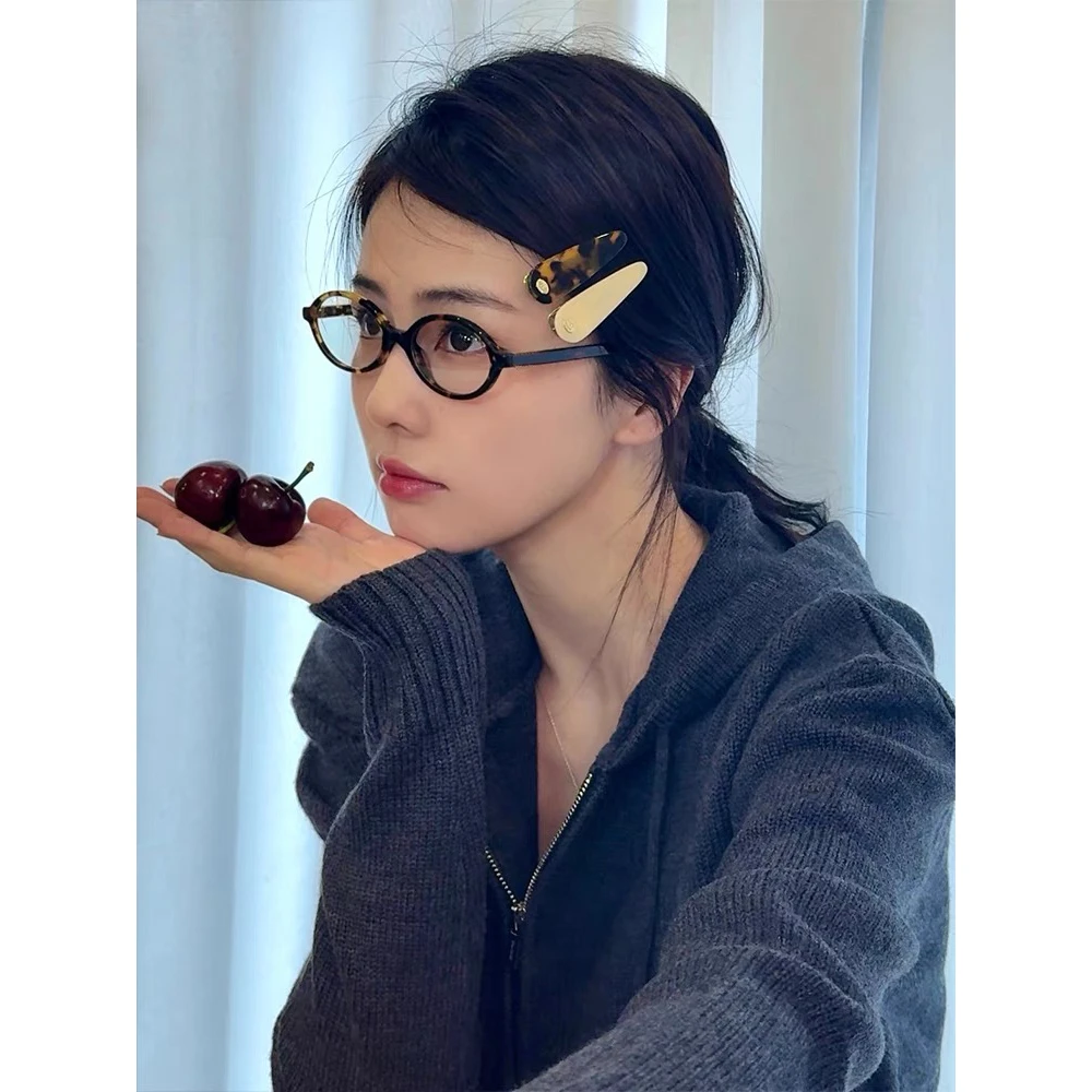 【工厂直销】 法式边夹刘海夹 尖头发卡发夹 52*12mm