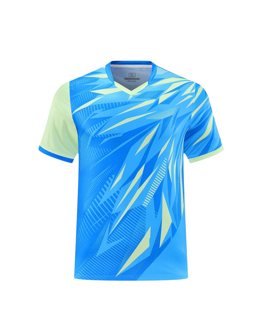 男女通用速干运动短袖羽毛球训练服夏季透气可定制乒乓球排球队服