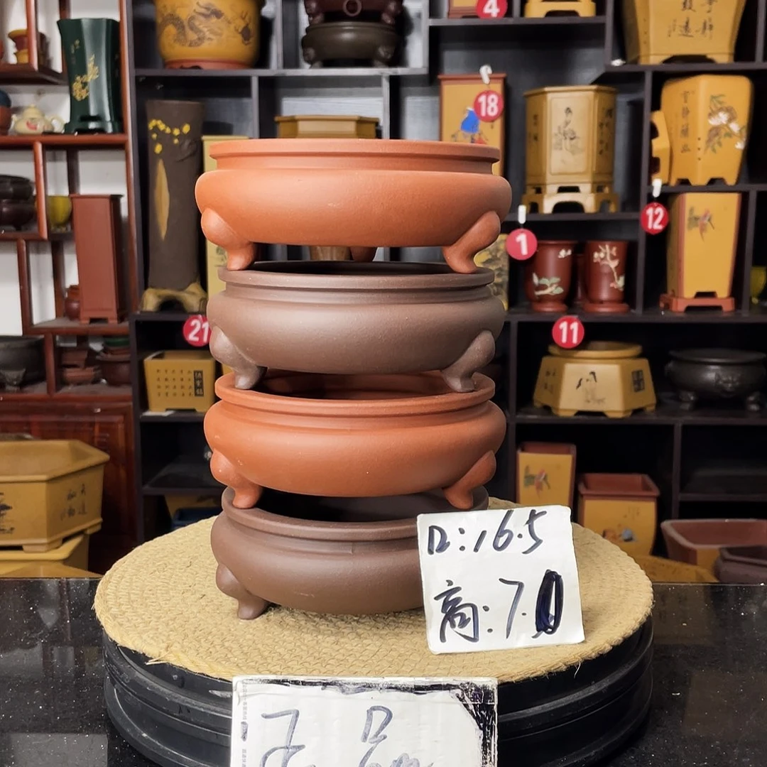 紫砂D-婉秋紫砂花盆