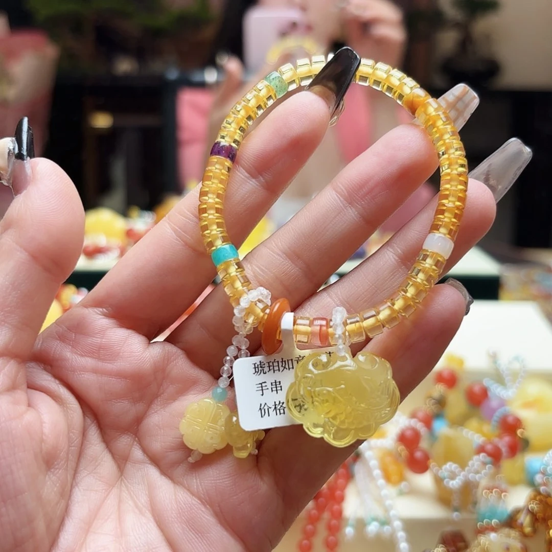 琥珀手链未镶嵌琥珀