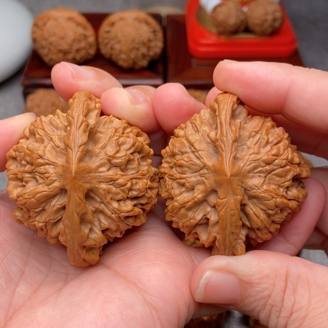 万***云文玩核桃把件52全官帽