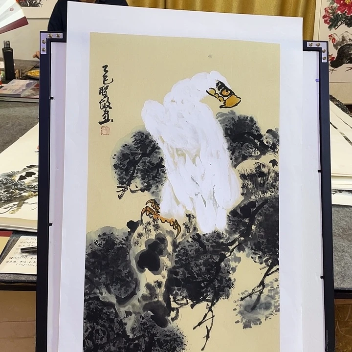 国画张圣敏先生纯手绘作品