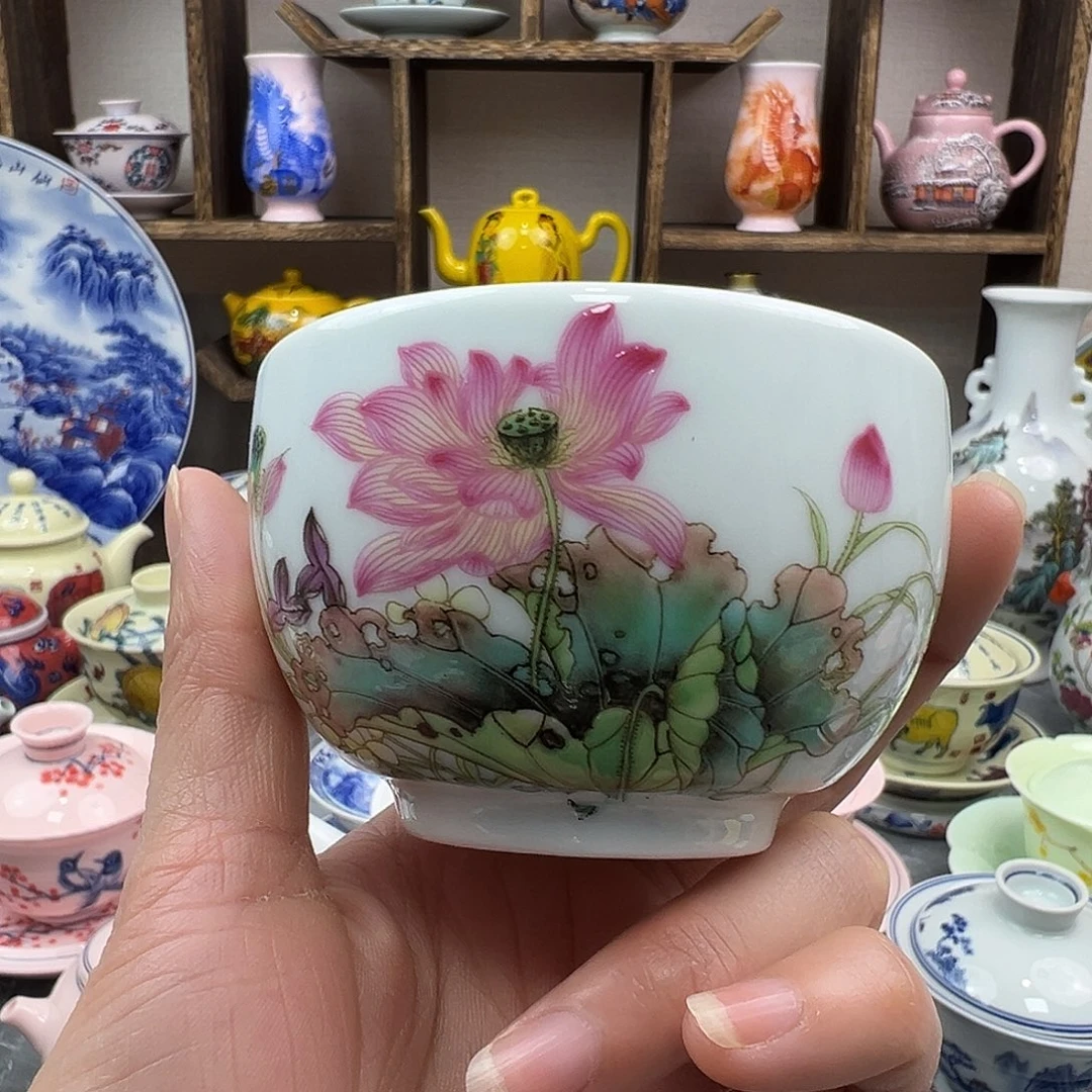 陶杯子景德镇陶瓷567老厂瓷6