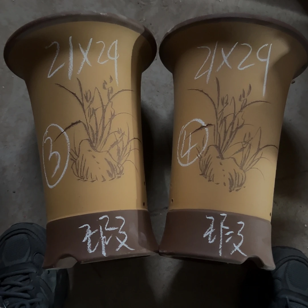 相***沫紫砂花盆宜兴紫砂花盆