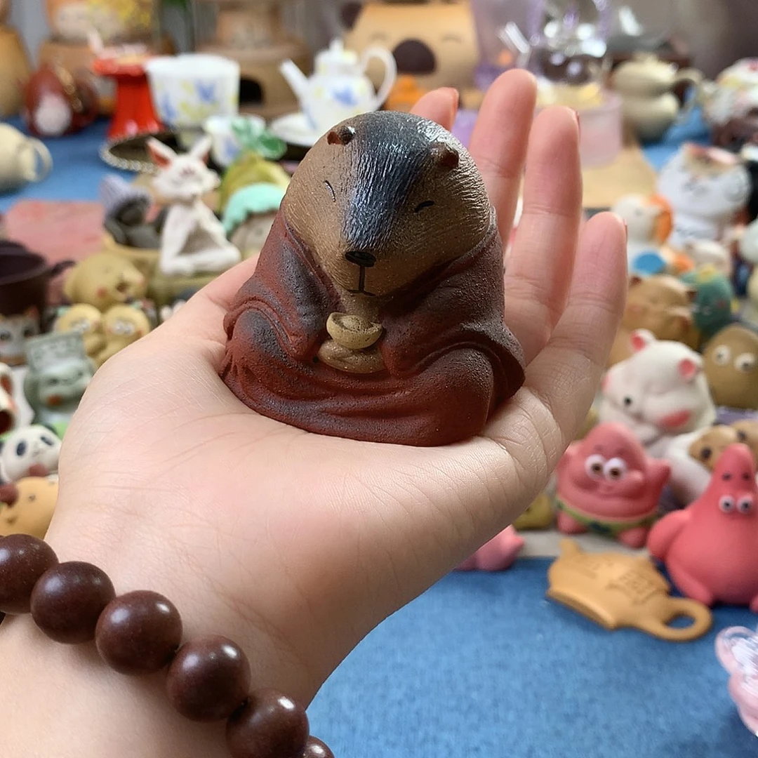 紫砂茶宠手工制作