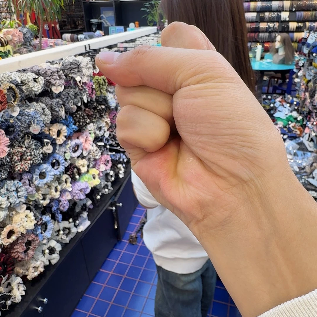 果****皮质非金属韩版三角抓13