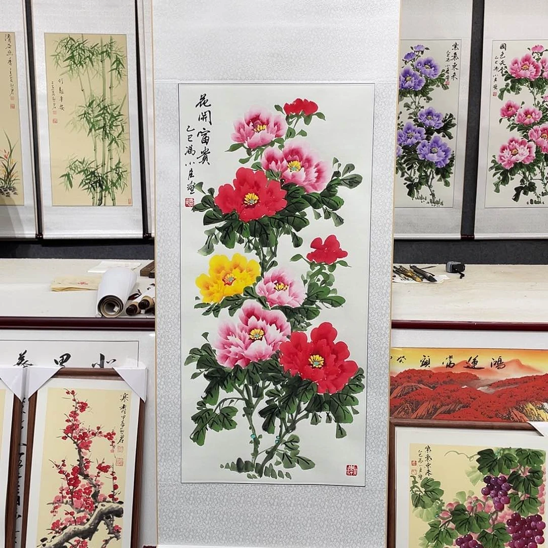 国画手绘作品手绘作品