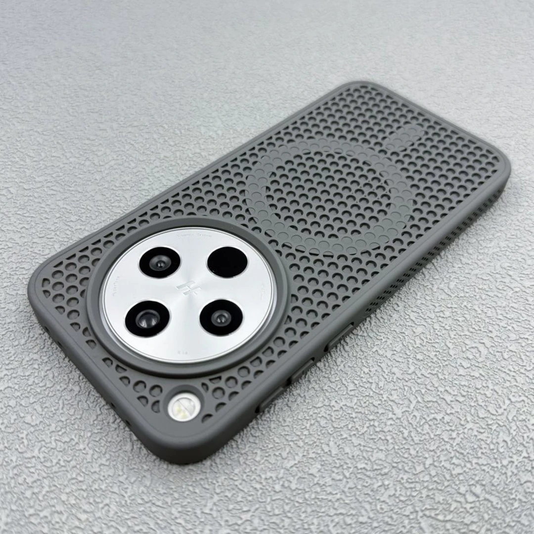 蜂窝散热透气磁吸适用oppofindx8手机壳findx8高级防摔肤感磨砂壳
