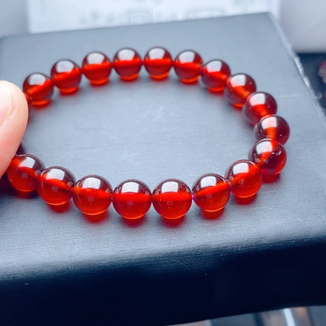 手链未镶嵌石榴石玻璃体清仓