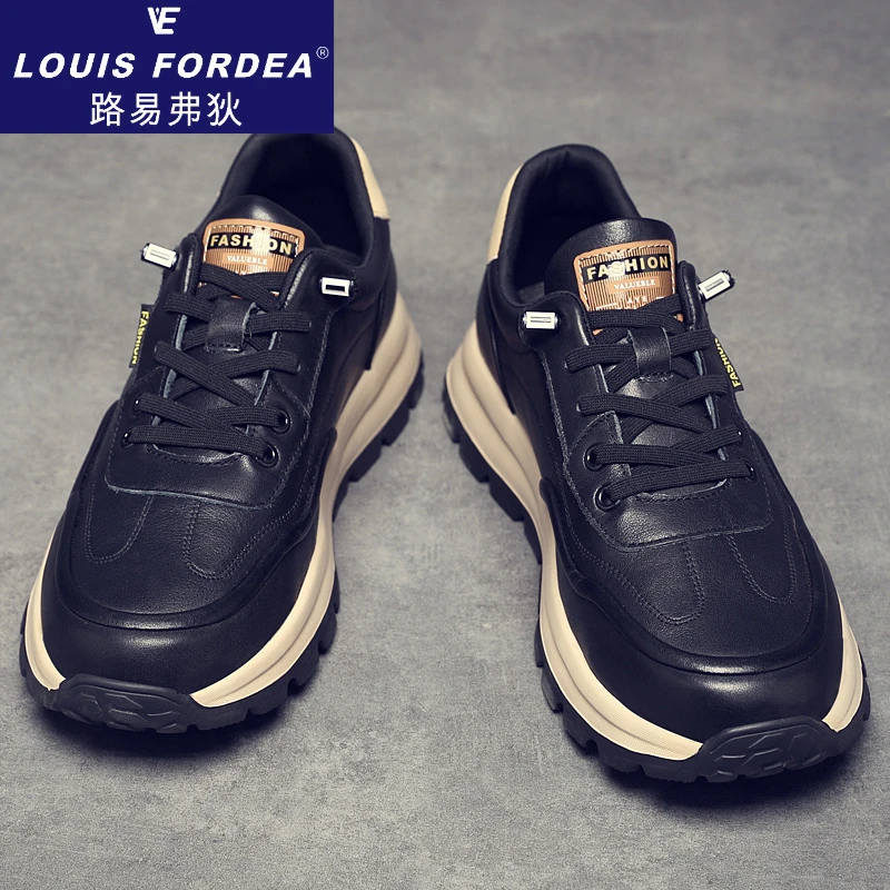 Louis Fordea/路易弗狄轻奢鞋子男潮鞋季老爹鞋ins潮流学生老爹
