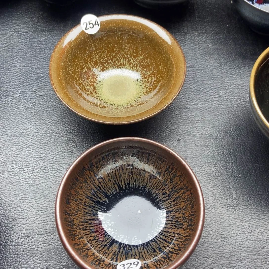 茶盏建窑建盏龙窑柴烧329