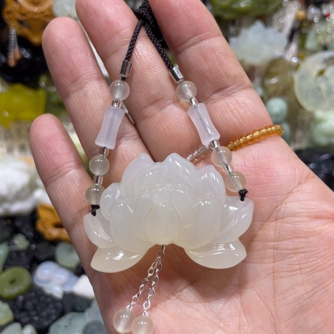 【闪购商品】岫玉颈饰未镶嵌25吊坠