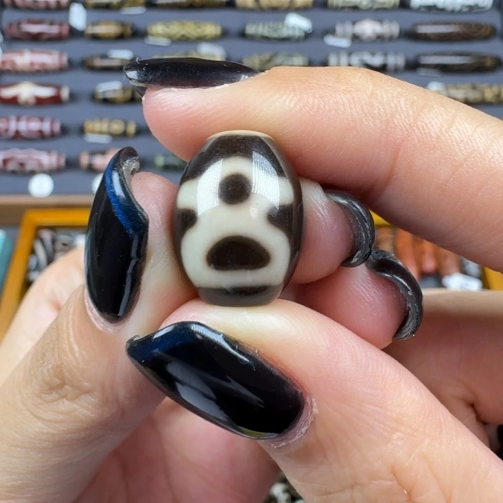 玛瑙/玉髓手工玛瑙天珠手串项链未镶嵌