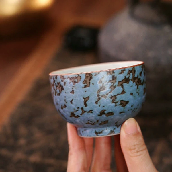 一闲-蝴蝶内绘底口杯-茶杯-壶-茶具-茶器