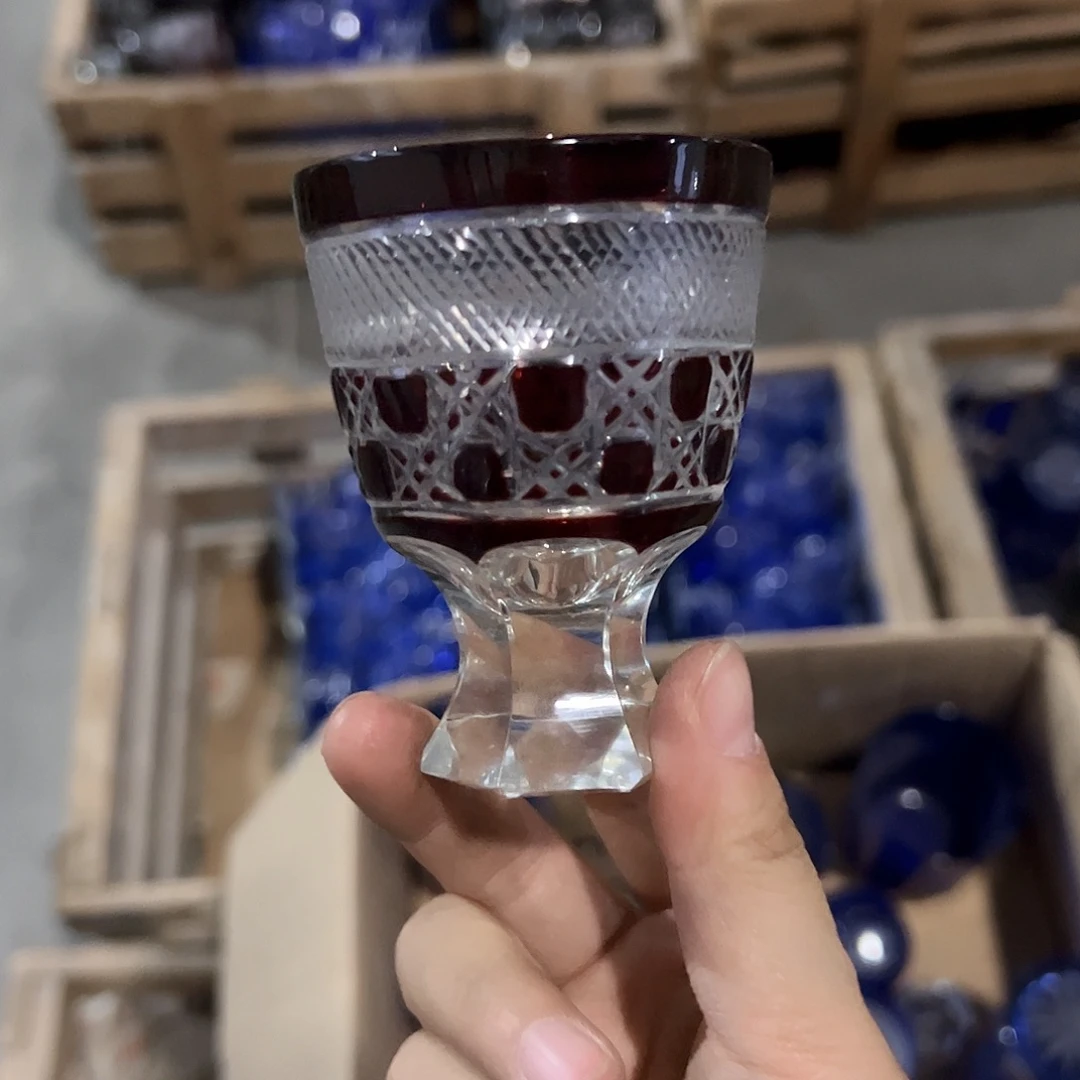 水晶玻璃高脚款微瑕yg