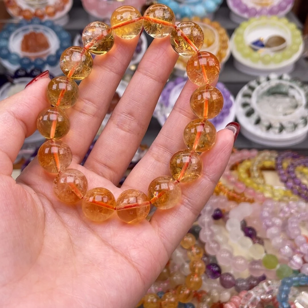 水晶手链未镶嵌S****?天然