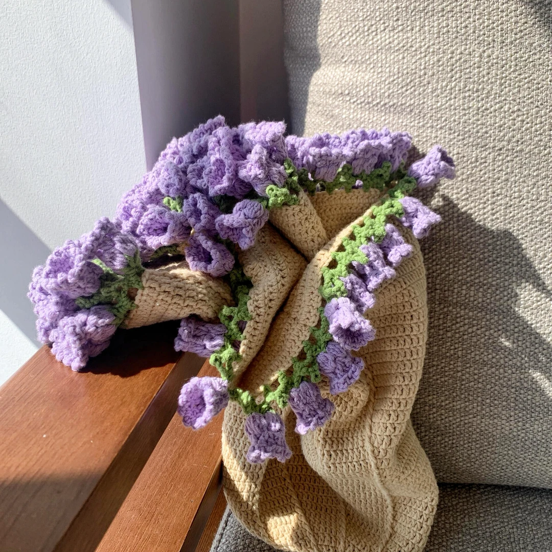 【成品】花束毯子送礼物女朋友闺蜜花束钩织成品心意