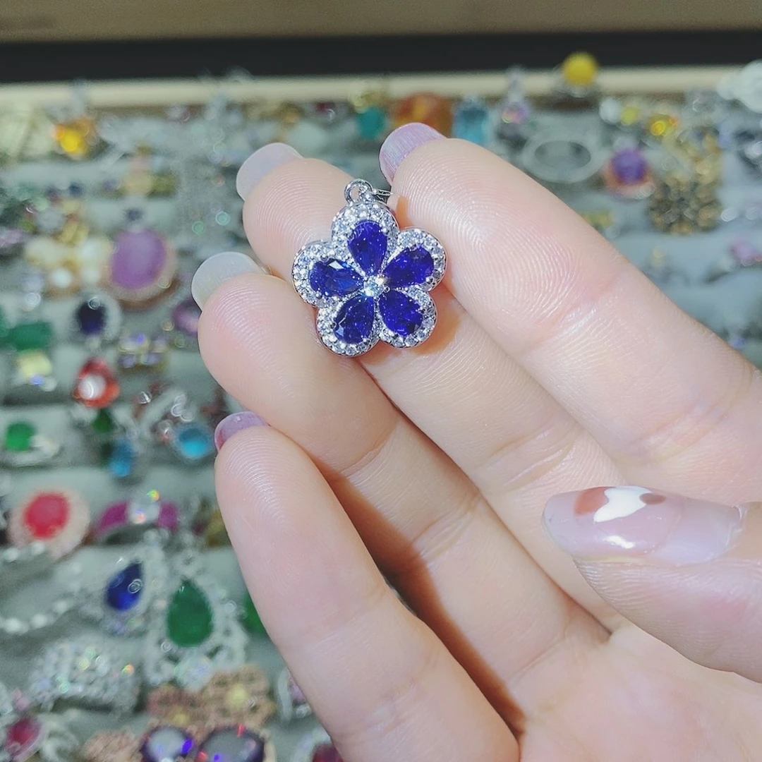 【闪购商品】托帕石耳饰银S925镶嵌