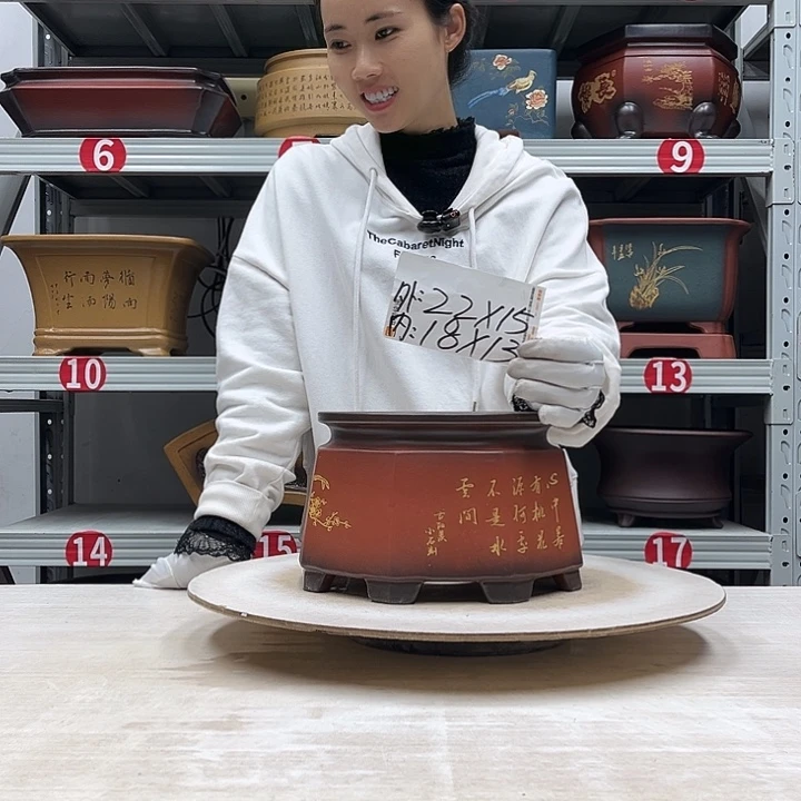 紫砂花盆紫砂花盆