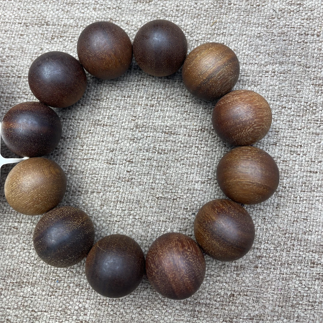 沉香木作文玩手链 28号