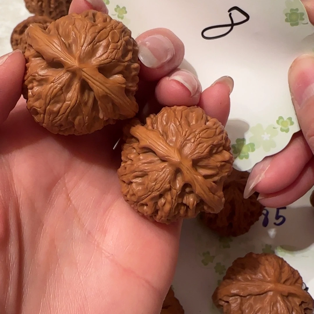 吊坠文玩核桃8号宫灯3.8