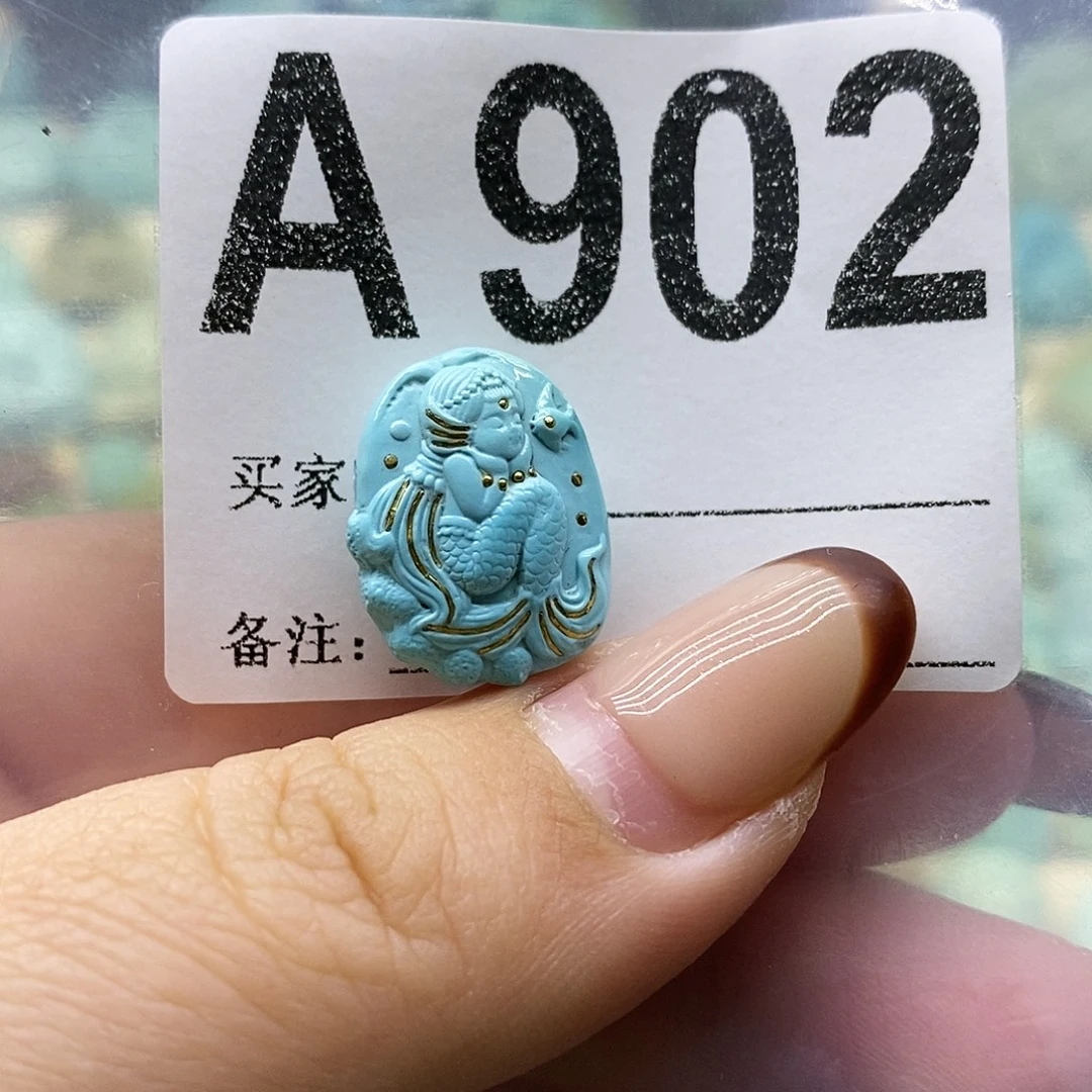 绿松石未镶嵌绿松石配饰定制