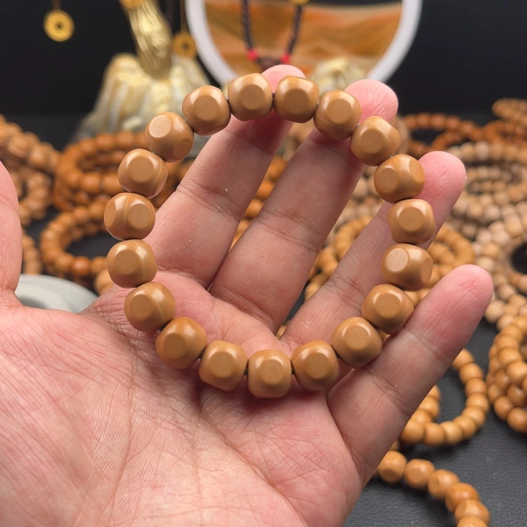 猴头核桃手串反油六方