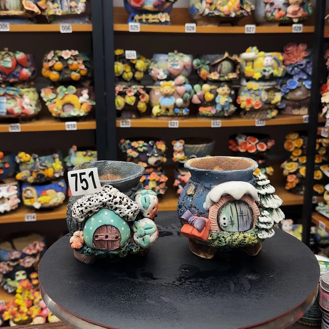 【闪购商品】粗陶手捏